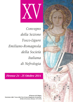 XV Convegno della Sezione Tosco-Ligure-Emiliano