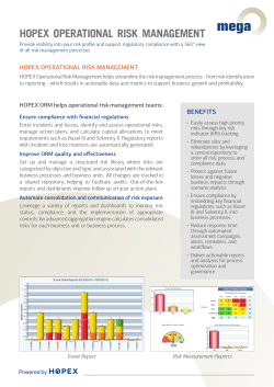 Download the HOPEX Operational Risk Management