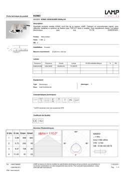 Fiche technique du produit 9242650 KONIC 2X26/32/42W GX24q