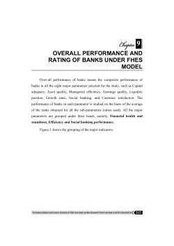 9 overall performance and rating of banks under fhes