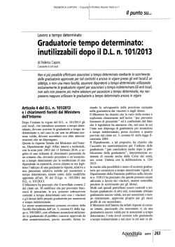 Graduatorie tempo determinato: inutilizzabili dopo il D.L. n