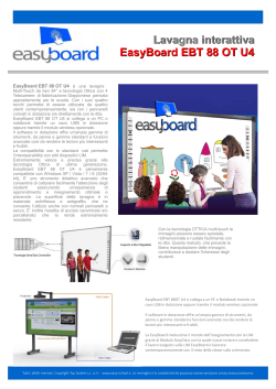 Lavagna interattiva EasyBoard EBT 88 OT U4