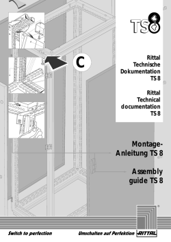 Montage- Anleitung TS 8 Assembly guide TS 8