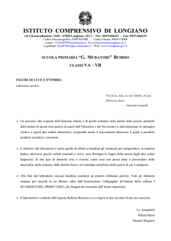 progetto luce-ombra classi VA - VB