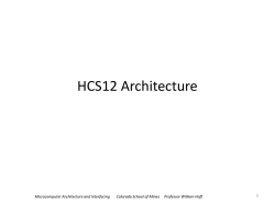 Introduction to Microcontrollers - Inside Mines