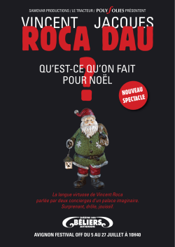 Dossier Presse Roca Dau.indd