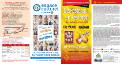 dépliant festenau 2014