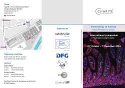 Immunology of mucosa International symposium 31st