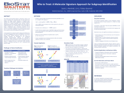poster - BioStat Solutions Inc.