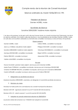 CR Conseil Municipal