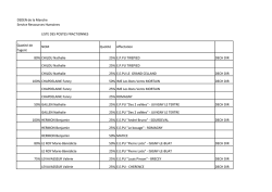 DSDEN de la Manche Service Ressources Humaines LISTE DES