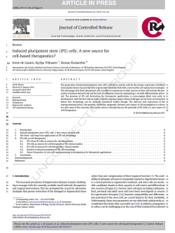 Induced pluripotent stem (iPS) cells: A new