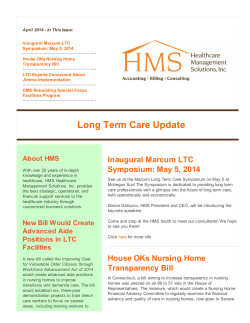 Long Term Care Update: April 2014
