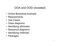 OOA and OOD (revisited)