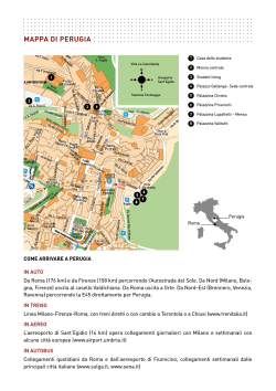 MAPPA DI PERUGIA - Università per Stranieri di Perugia