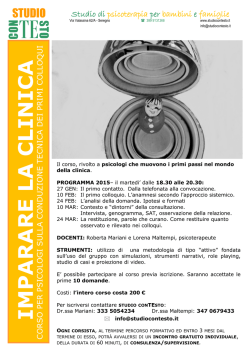 Imparare la clinica