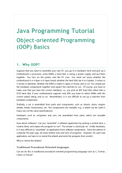 Java Programming Tutorial