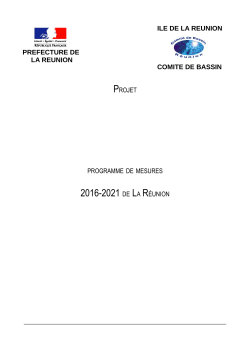 Projet de programme de Mesure de la Réunion 2016-2021