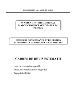 06-Cadres de devis - Marchés publics des collectivités du Loir et Cher