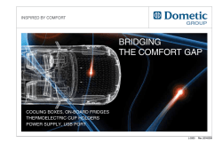 Dometic Bridging the Comfort Gap