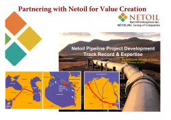 Partnering with Netoil for Value Creation - Catalyst