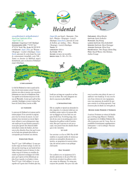 Golfclub Heidental - SWISS Golf Traveller Trophies 2014