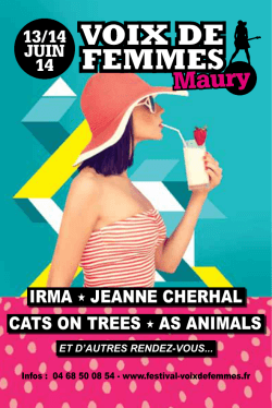 CATS ON TREES * AS ANIMALS IRMA * JEANNE - Maury