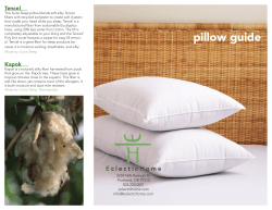 Download our Pillow Guide