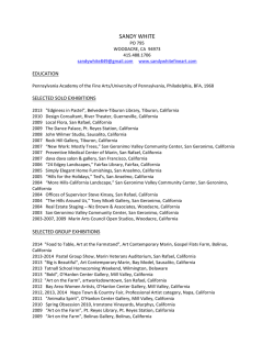 Download Resume - Sandy White Fine Art