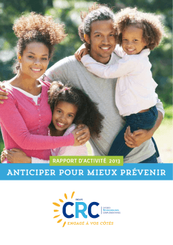 Anticiper pour mieux prévenir