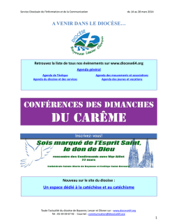 du 14 au 28 mars