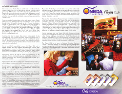 Players CLUB - Oneida Casino