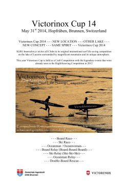 Victorinox Cup 14 - Surf Lifesaving CH