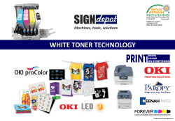 Download our presentation about OKI white toner