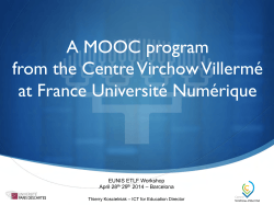 Franco-German MOOC collaboration