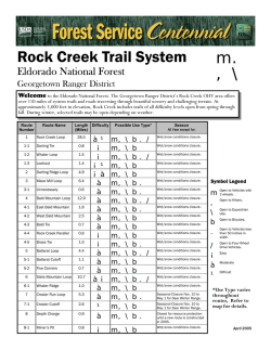 Mace Mill&ndash;Rock Creek - All