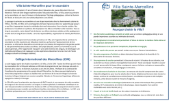 Pourquoi la Villa au primaire - Villa Sainte