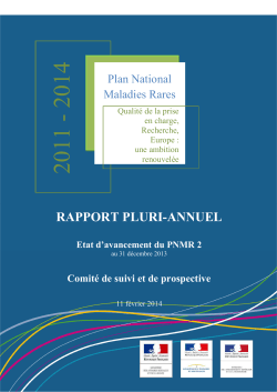 Rapport pluri annuel PNMR VFm