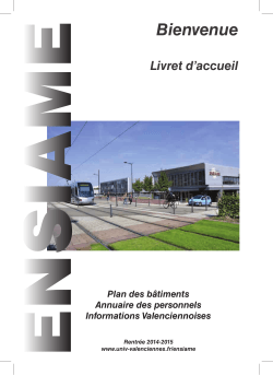 Bienvenue - Université de Valenciennes et du Hainaut