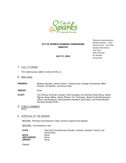 Planning Commission Minutes 07-17-14