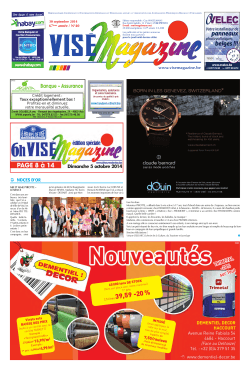 30/09/14 - Visé Magazine