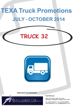 Truck V32 Promotions - OCT 2014