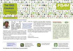 IFOAM OGS Courier No. 16, December 2013