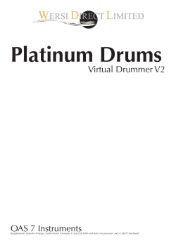 Virtual Drummer V2 OAS 7 Instruments