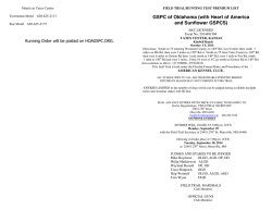 GSPC of Oklahoma (with Heart of America and Sunflower GSPCS)