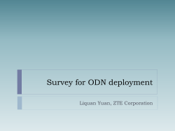 Survey for ODN deployment