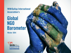 Global Opinion of 16 Leading NGOs and NPOs
