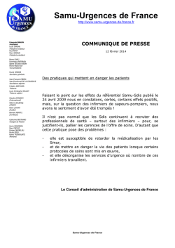 Des pratiques qui mettent en danger les patients