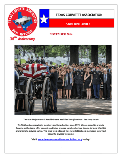 November - Texas Corvette Association