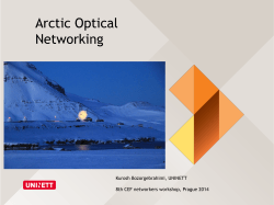 Arctic Optical Networking